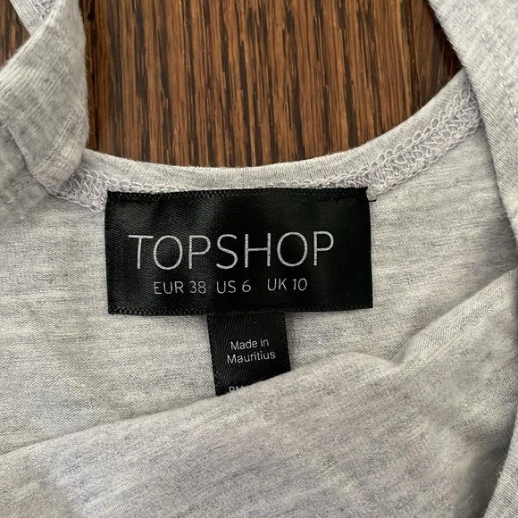 Topshop grey bodysuit - Picture 2 of 2